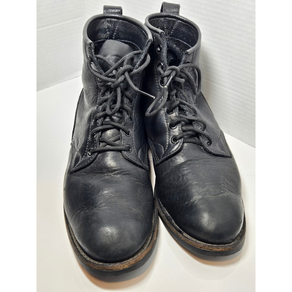 Dayton Service Boots Mens 9 EE Black Leather Work Heritage Canada Biltrite